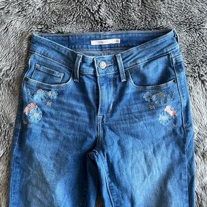 Levi’s Floral Jeans
